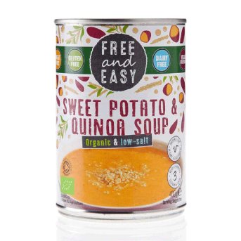 Organic Sweet Potato & Quinoa Soup - low salt Free & Easy 40