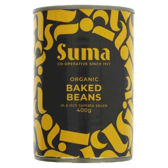 Organic Baked Beans Suma 400g