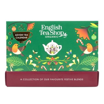 Organic Sachets Advent Calendar - green English Tea Shop 6x200g Organic Sachets Advent Calendar - green English Tea Shop 6x200g