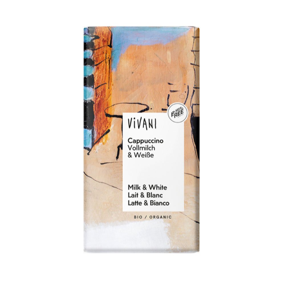 Organic Cappuccino Chocolate Vivani 10x100g