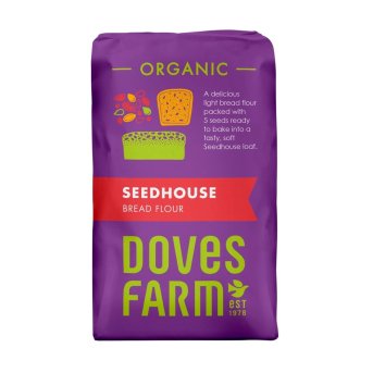 Organic Seedhouse Bread Flour Doves Farm 5x1kg Organic Seedhouse Bread Flour Doves Farm 5x1kg