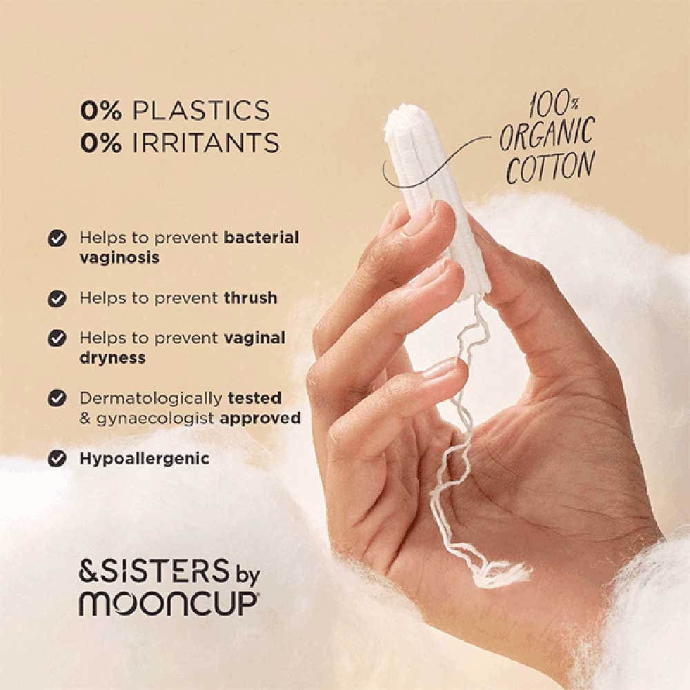 Organic Naked Tampons - Medium &Sisters 16