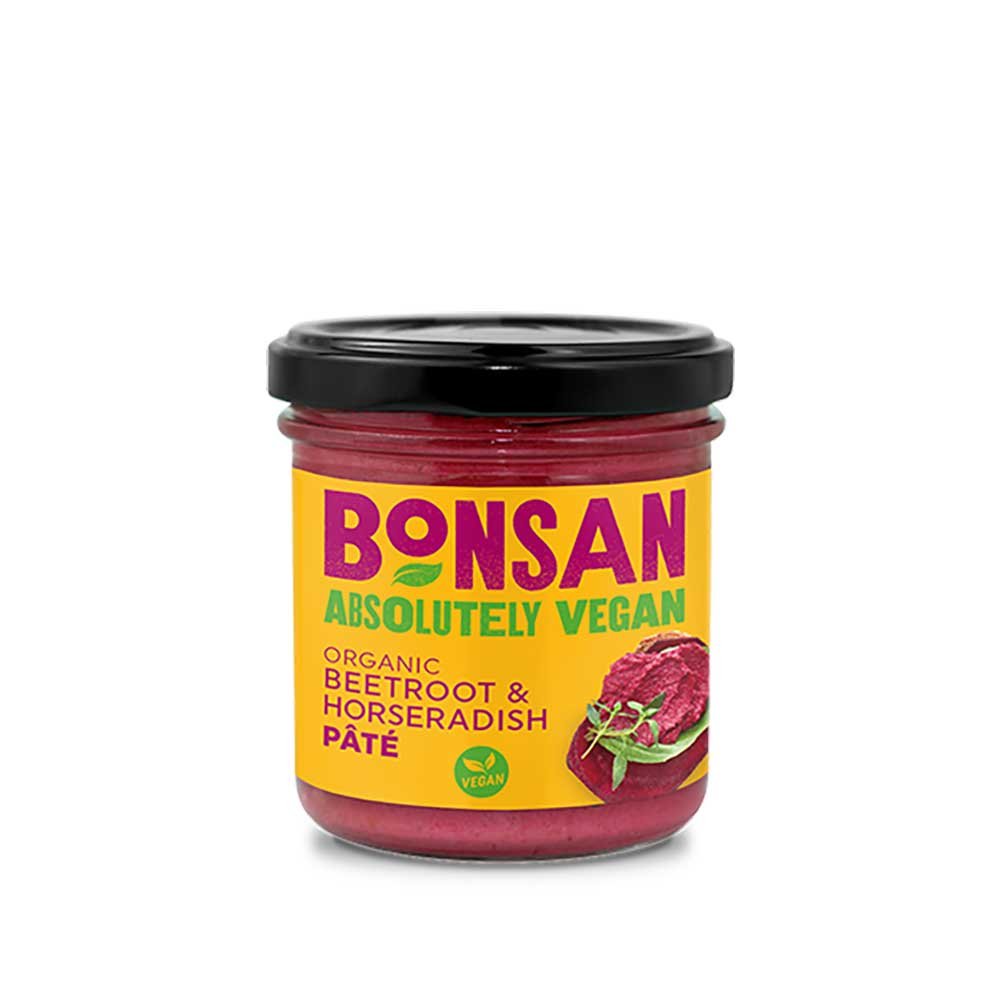 Organic Beetroot Horseradish Spread Bonsan 130g