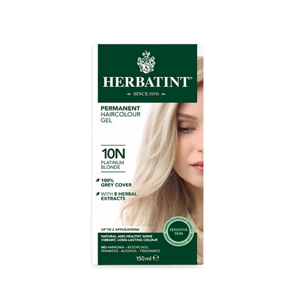 10N - Platinum Blonde - Hair Colour Herbatint 1pack