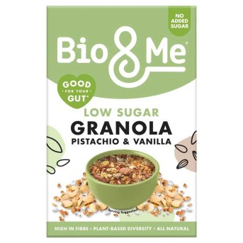 Pistachio & Vanilla Low Sugar Granola Bio & Me 5x360g Pistachio & Vanilla Low Sugar Granola Bio & Me 5x360g