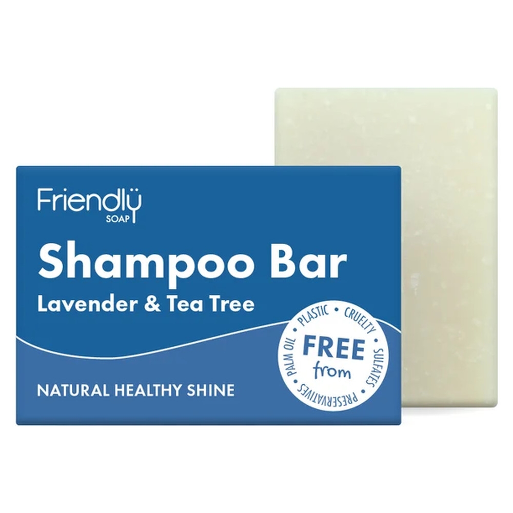 Lavender & Tea Tree Shampoo Bar Friendly Soap 6x95g Lavender & Tea Tree Shampoo Bar Friendly Soap 6x95g