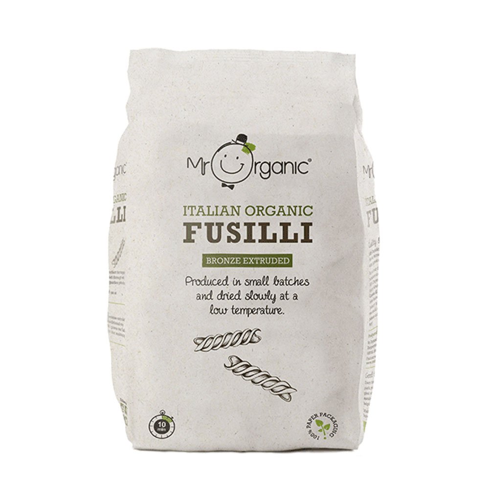 Organic White Fusilli Mr Organic 500g