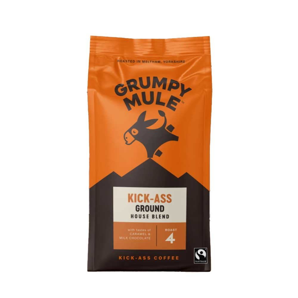Kick Ass House Blend Ground - 4 Grumpy Mule 200g Kick Ass House Blend Ground - 4 Grumpy Mule 200g