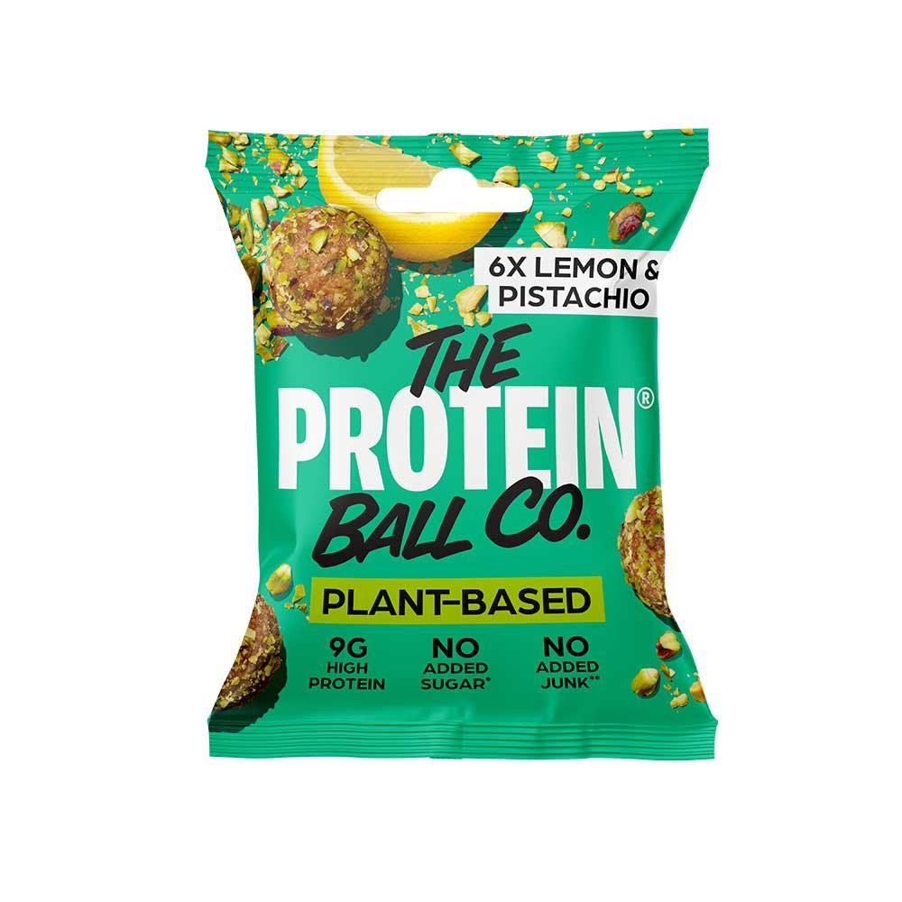 Lemon & Pistachio Protein Balls - Plant Based The Protein Ball Co. 10x45g