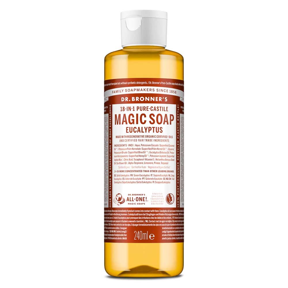 Organic Eucalyptus Liquid Soap (1/4 case) Dr. Bronner 6x236ml