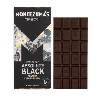Absolute Black with Almonds - 100% Montezuma 12x90g Absolute Black with Almonds - 100% Montezuma 12x90g