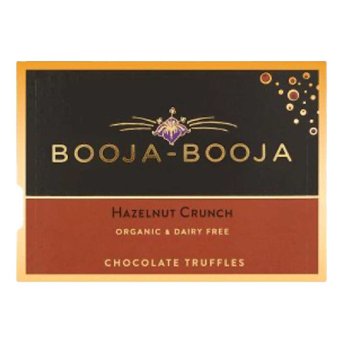 Organic Hazelnut Crunch Chocolate - 8 truffles Booja Booja 8x92g Organic Hazelnut Crunch Chocolate - 8 truffles Booja Booja 8x92g