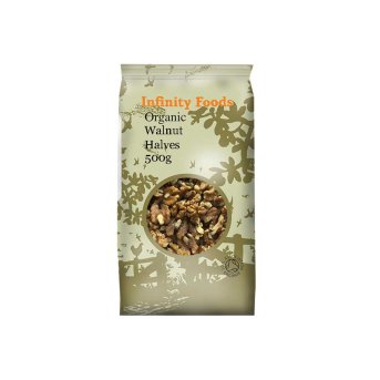 Organic Walnut Halves - Light Infinity Foods 500g
