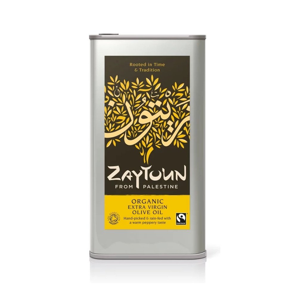 Organic Palestinian Olive Oil - Fair Trade Zaytoun 1x5l Organic Palestinian Olive Oil - Fair Trade Zaytoun 1x5l
