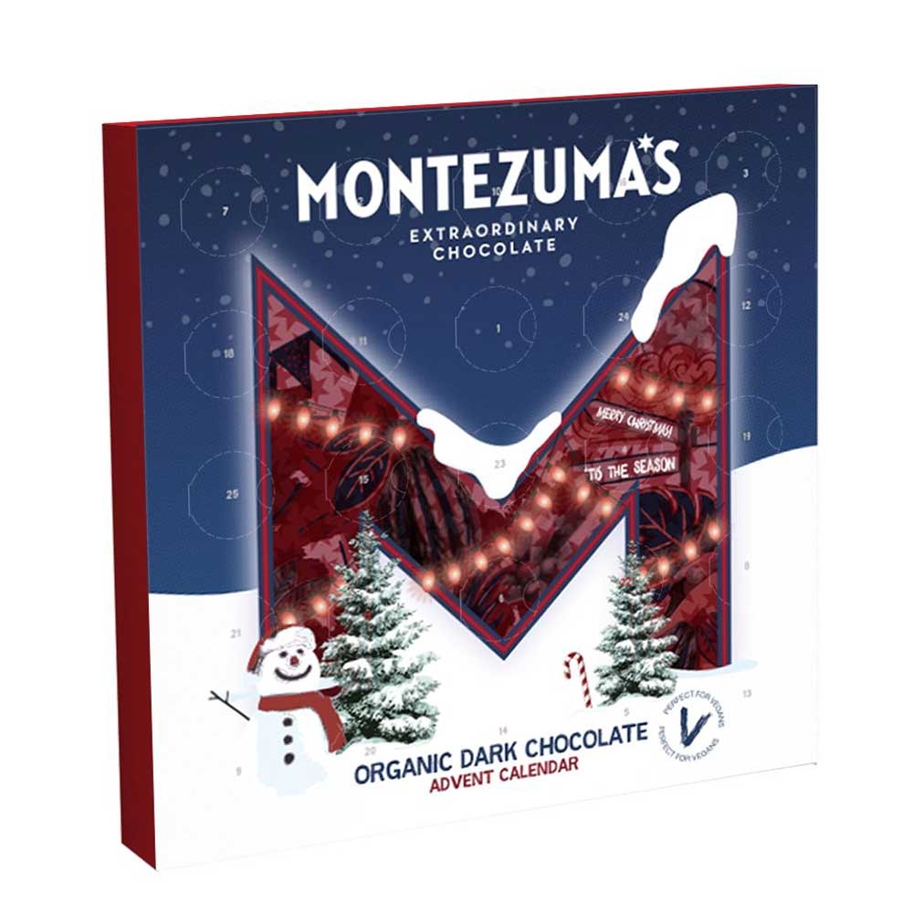 Organic Dark Chocolate Advent Calendar Montezuma 8x150g