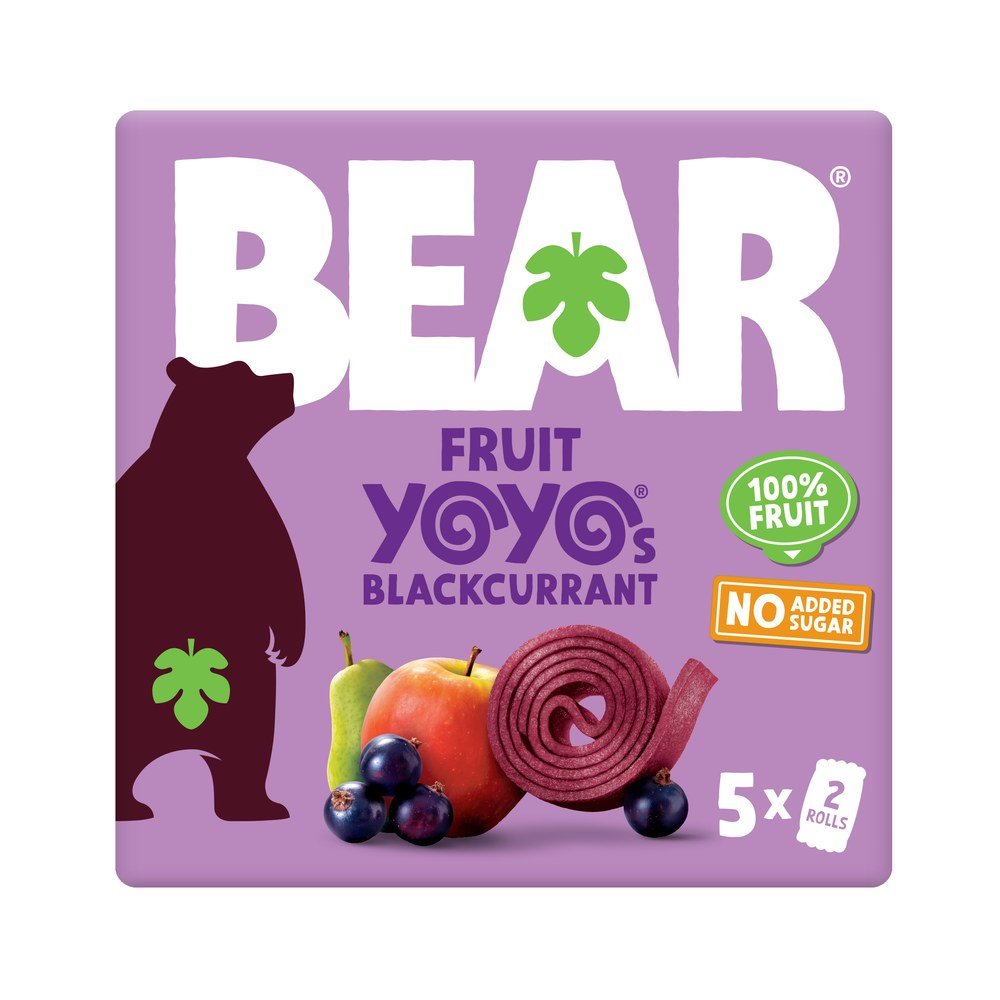 Multipack Blackcurrant Yoyo Fruit Rolls Bear 6x5x20g Multipack Blackcurrant Yoyo Fruit Rolls Bear 6x5x20g