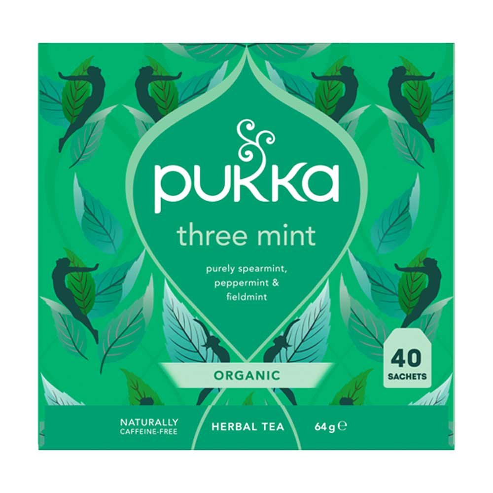Organic Three Mint Pukka 4x40bags Organic Three Mint Pukka 4x40bags