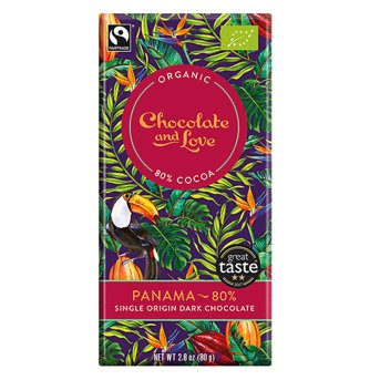 Organic Panama - Dark Choc 80% single origin Chocolate and L