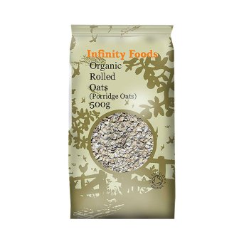 Organic Rolled Oatflakes Infinity Foods 500g