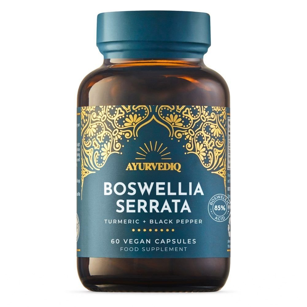 Organic Boswellia Serata & Turmeric - 60 capsules Ayurvediq 1x1jar