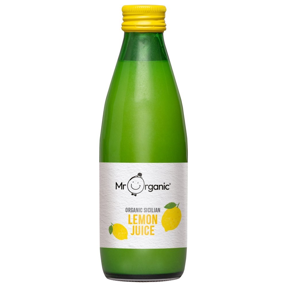 Organic Sicillian Lemon juice Mr Organic 12x250ml Organic Sicillian Lemon juice Mr Organic 12x250ml