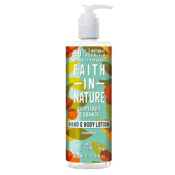 Grapefruit & Orange Hand & Body Lotion Faith in Nature 400ml Grapefruit & Orange Hand & Body Lotion Faith in Nature 400ml