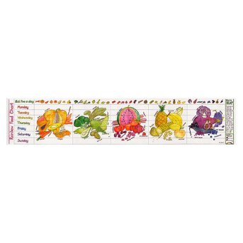 Rainbow Food Activity Chart Liz Cook Charts 1x1
