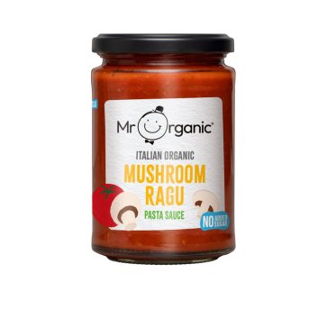 Organic Mushroom Ragu Pasta Sauce Mr Organic 350g