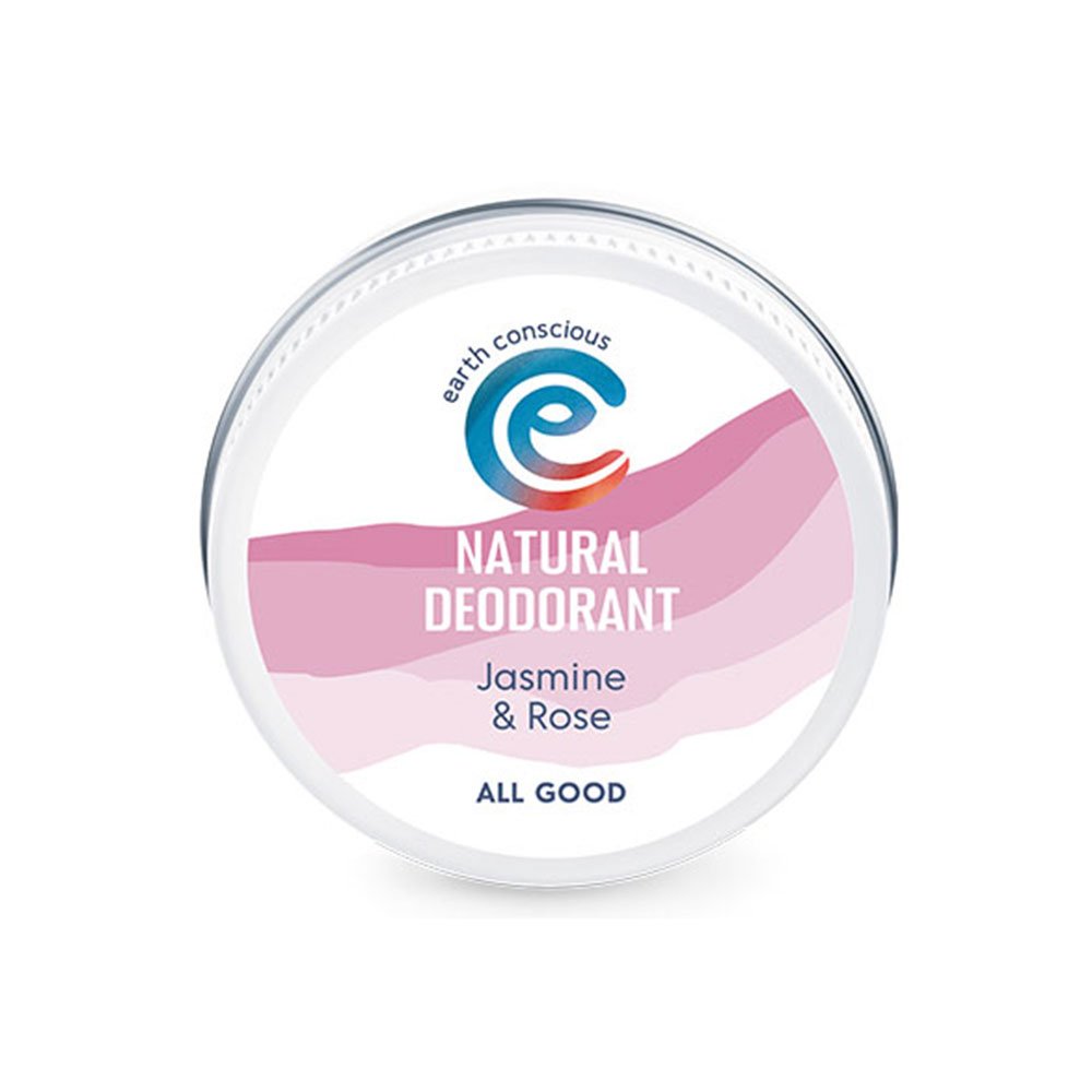 Jasmine & Rose Deodorant Tin - vegan Earth Conscious 60g Jasmine & Rose Deodorant Tin - vegan Earth Conscious 60g