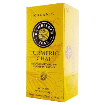 Organic Turmeric Chai Tea Bags Hambleden 6x20bags