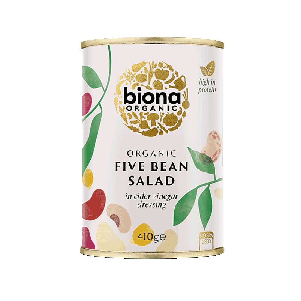 Organic Five Bean Salad - in a vinaigrette - BPA-free can Bi Organic Five Bean Salad - in a vinaigrette - BPA-free can Bi