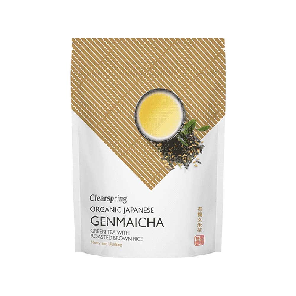 Organic Genmaicha Roasted Rice Tea - loose Clearspring 90g