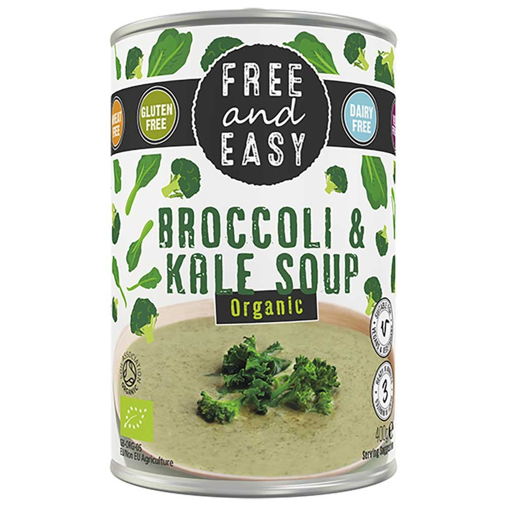 Organic Broccoli & Kale Soup Free & Easy 400g Organic Broccoli & Kale Soup Free & Easy 400g
