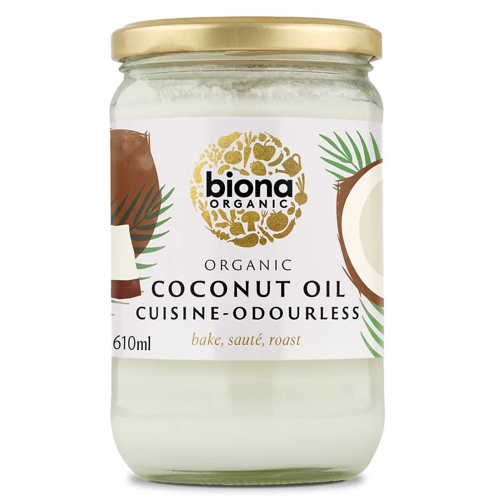 Organic 610ml Mild Coconut Oil Cuisine Biona 610ml