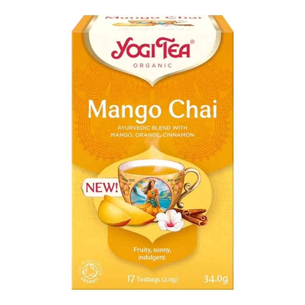 Organic Mango Chai Tea Yogi Tea 17bgs Organic Mango Chai Tea Yogi Tea 17bgs