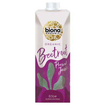 Organic Beetroot Juice - Tetra Biona 12x500ml Organic Beetroot Juice - Tetra Biona 12x500ml