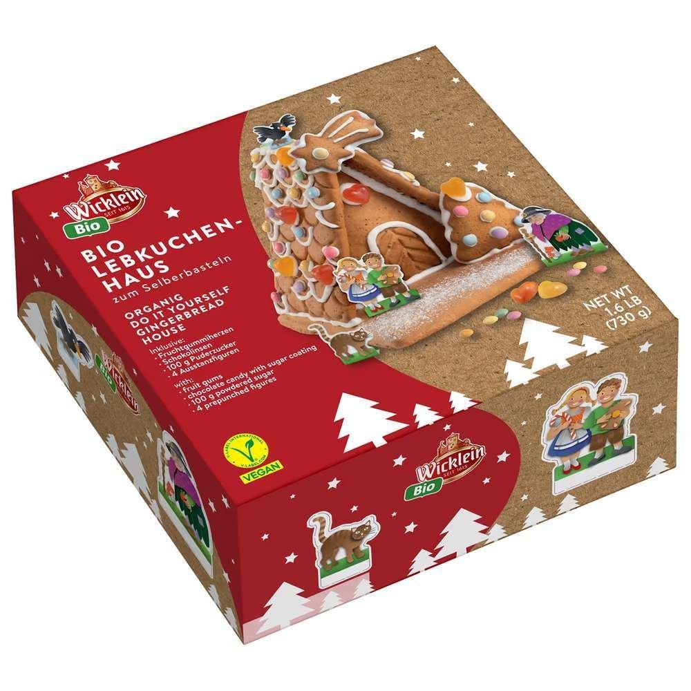 Organic DIY Gingerbread House Kit Wicklein 1x730g