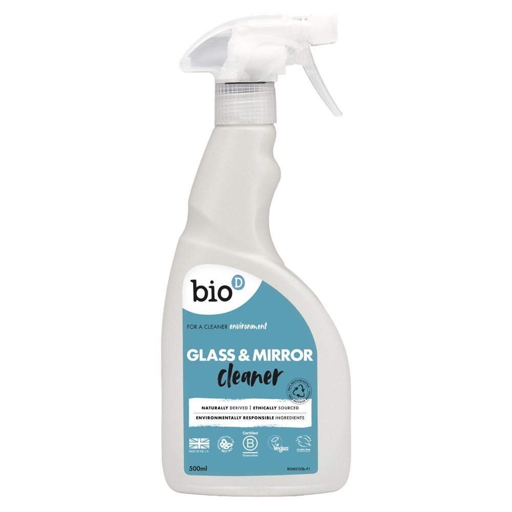 Spray - Glass & Mirror Cleaner Bio-D 12x500ml