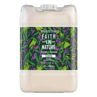 Bulk Lavender & Geranium Shampoo Faith in Nature 20l Bulk Lavender & Geranium Shampoo Faith in Nature 20l