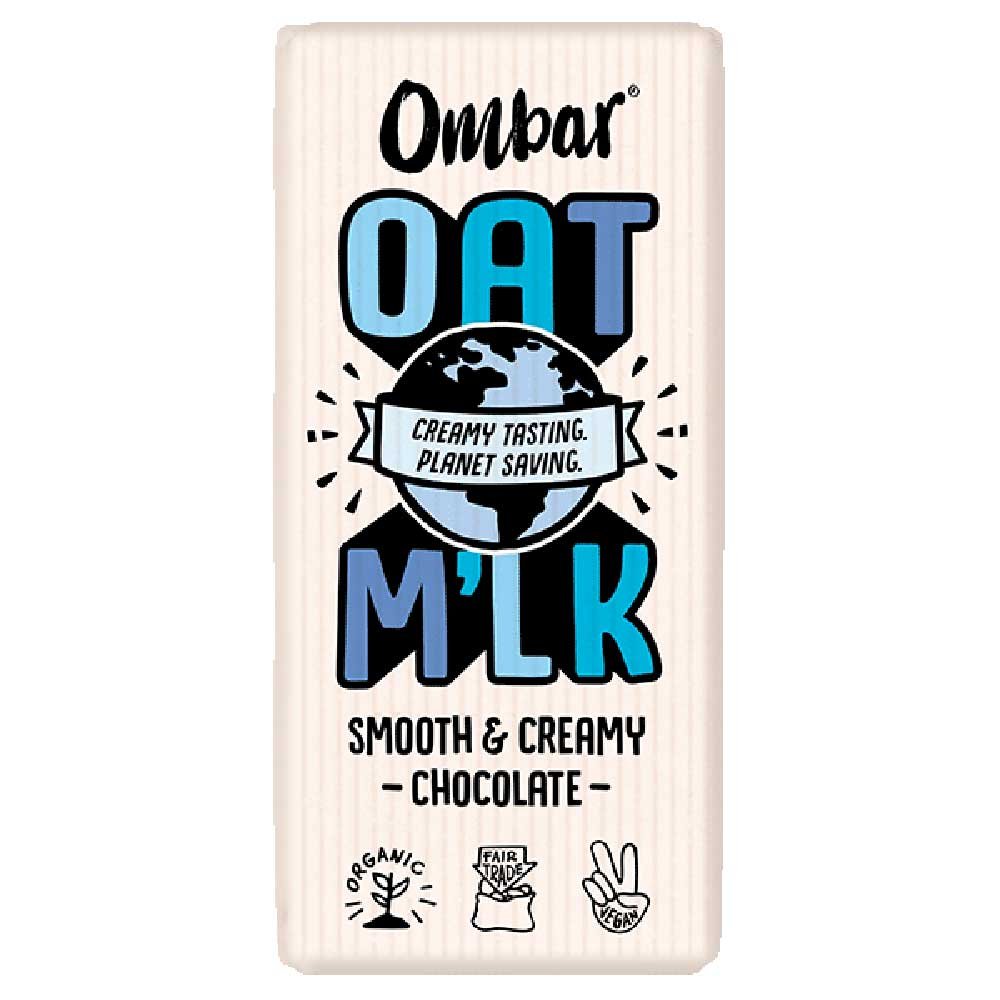 Organic Oat M'lk Smooth & Creamy - chocolate Ombar 70g Organic Oat M'lk Smooth & Creamy - chocolate Ombar 70g
