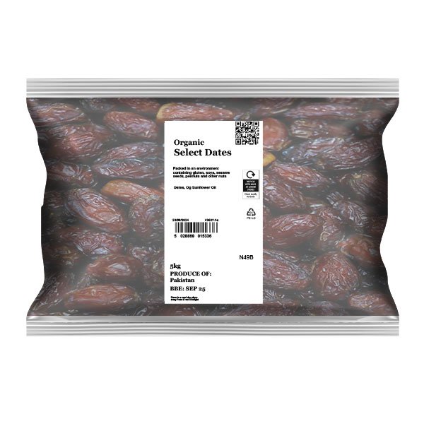 Organic Select Dates Infinity Foods 5kg