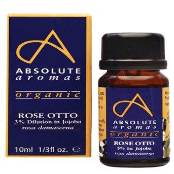 Organic Rose Otto (3% Dilution) Absolute Aromas 10ml