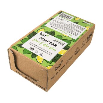 Lime & Aloe Vera Naked Soap Bar Bio-D 90g