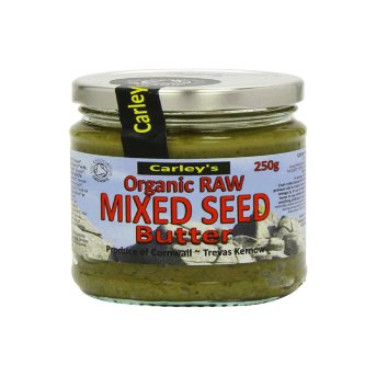 Organic Raw Mixed Seed Butter Carley's 6x250g