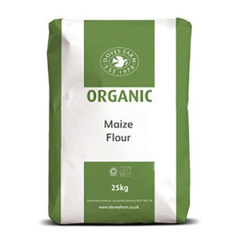 Organic Maize Flour (yellow) - gluten-free Freee from Doves Farm 25kg