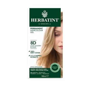 8D - Light Golden Blonde - Hair Colour Herbatint 1x1pack 8D - Light Golden Blonde - Hair Colour Herbatint 1x1pack