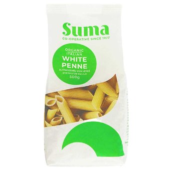 Organic White Penne - in paper Suma 500g Organic White Penne - in paper Suma 500g