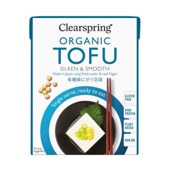 Organic Long Life Silken Tofu - ambient Clearspring 300g