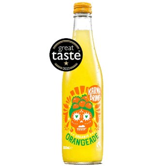 Organic Orangeade - bottle Karma Drinks 330ml Organic Orangeade - bottle Karma Drinks 330ml