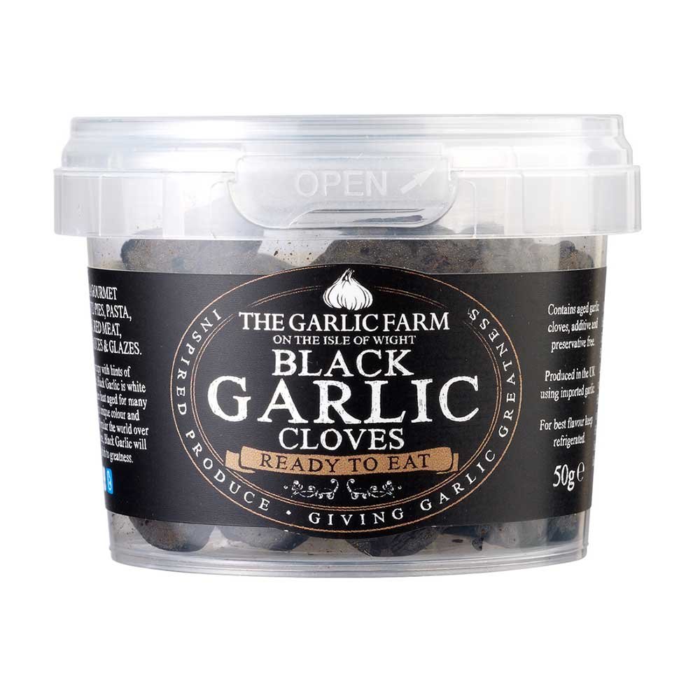 Black Garlic Ready-to-Eat Cloves The Garlic Farm 6x50g